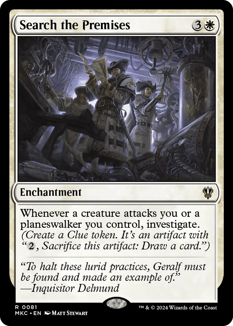 Fouiller les lieux — Murders at Karlov Manor Commander — Magic: The Gathering