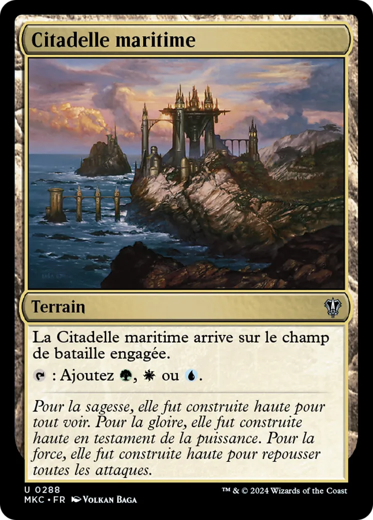 Citadelle maritime — Murders at Karlov Manor Commander — Magic: The Gathering