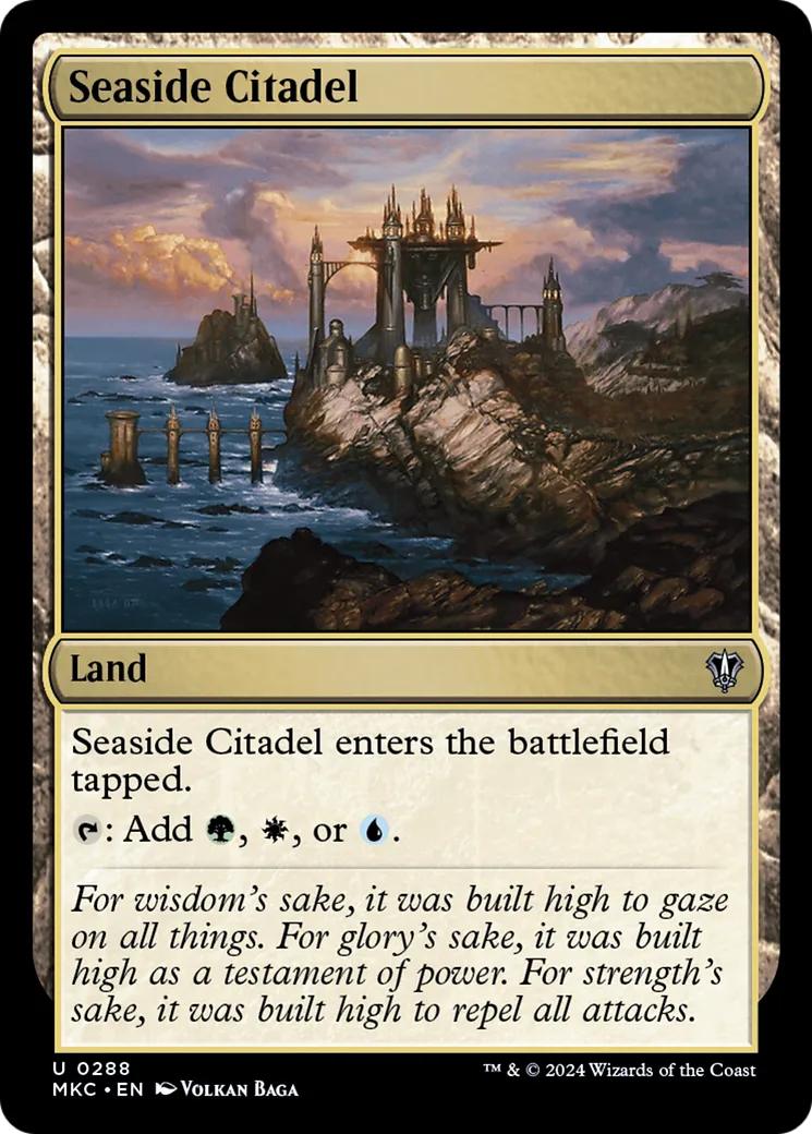 Seaside Citadel — Murders at Karlov Manor Commander — Magic: The Gathering