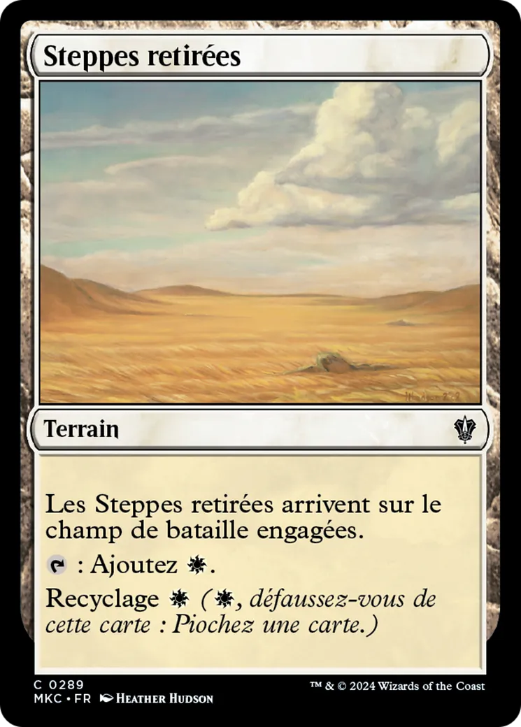 Steppes retirées — Murders at Karlov Manor Commander — Magic: The Gathering