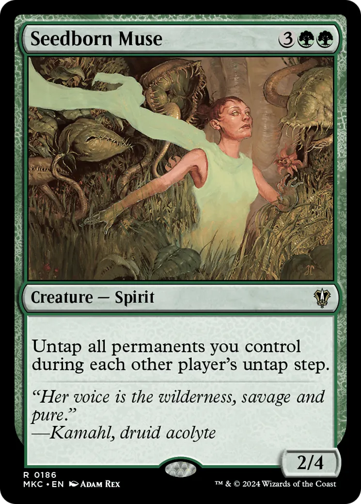 Muse née des graines — Murders at Karlov Manor Commander — Magic: The Gathering