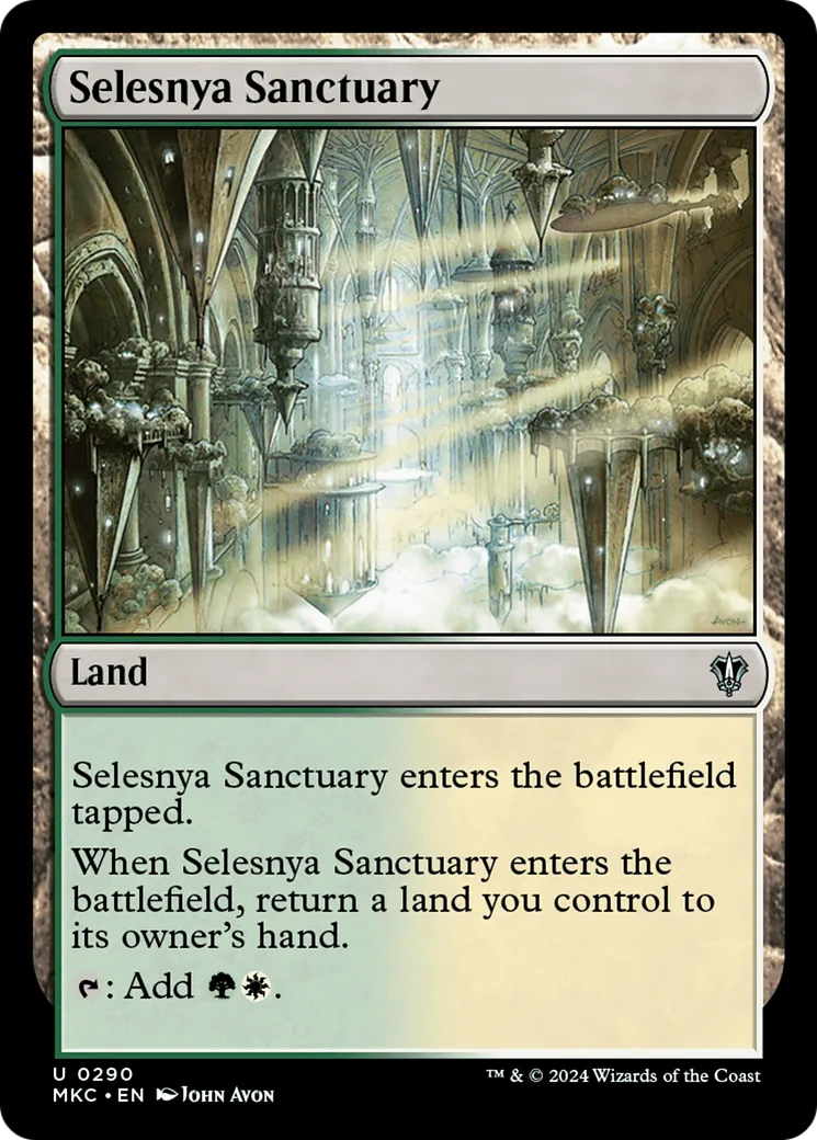 Selesnya Sanctuary — Murders at Karlov Manor Commander — Magic: The Gathering