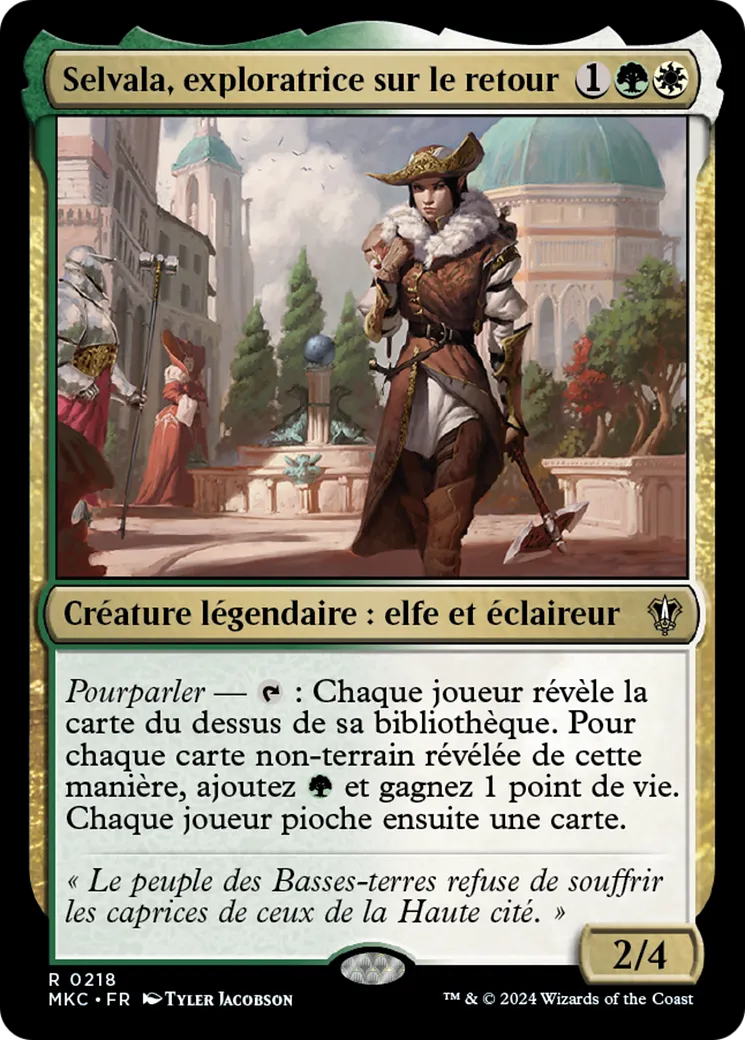 Selvala, exploratrice sur le retour — Murders at Karlov Manor Commander — Magic: The Gathering