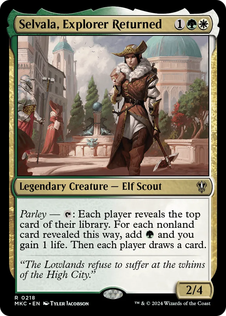 Selvala, Explorer Returned — Murders at Karlov Manor Commander — Magic: The Gathering