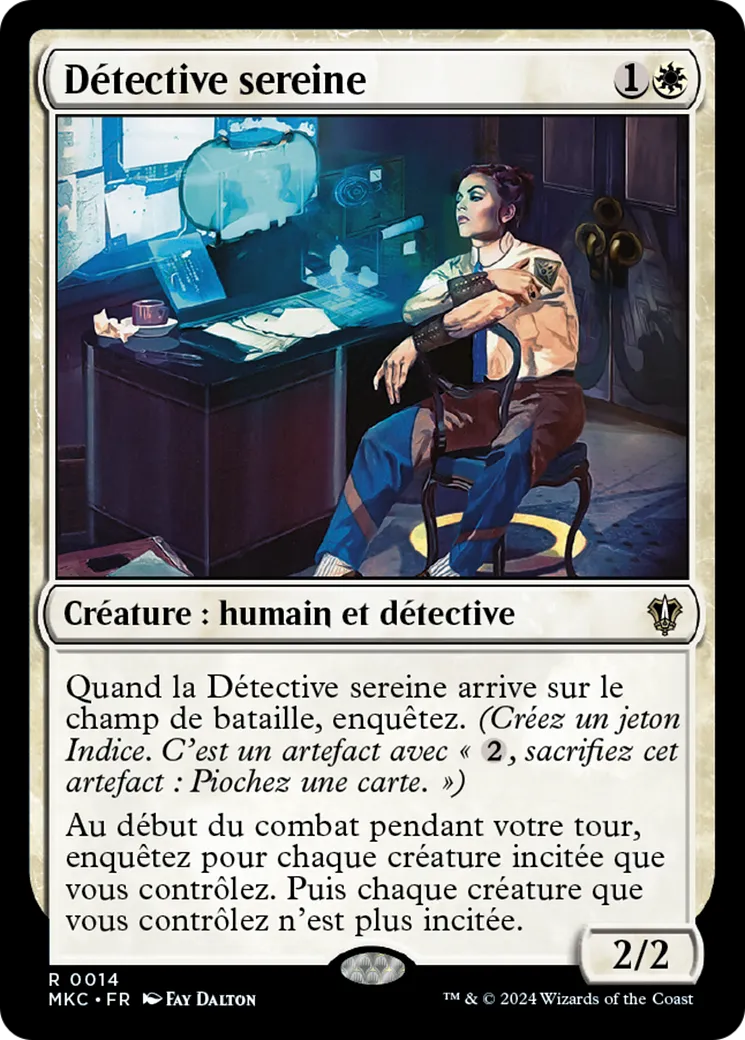 Détective sereine — Murders at Karlov Manor Commander — Magic: The Gathering