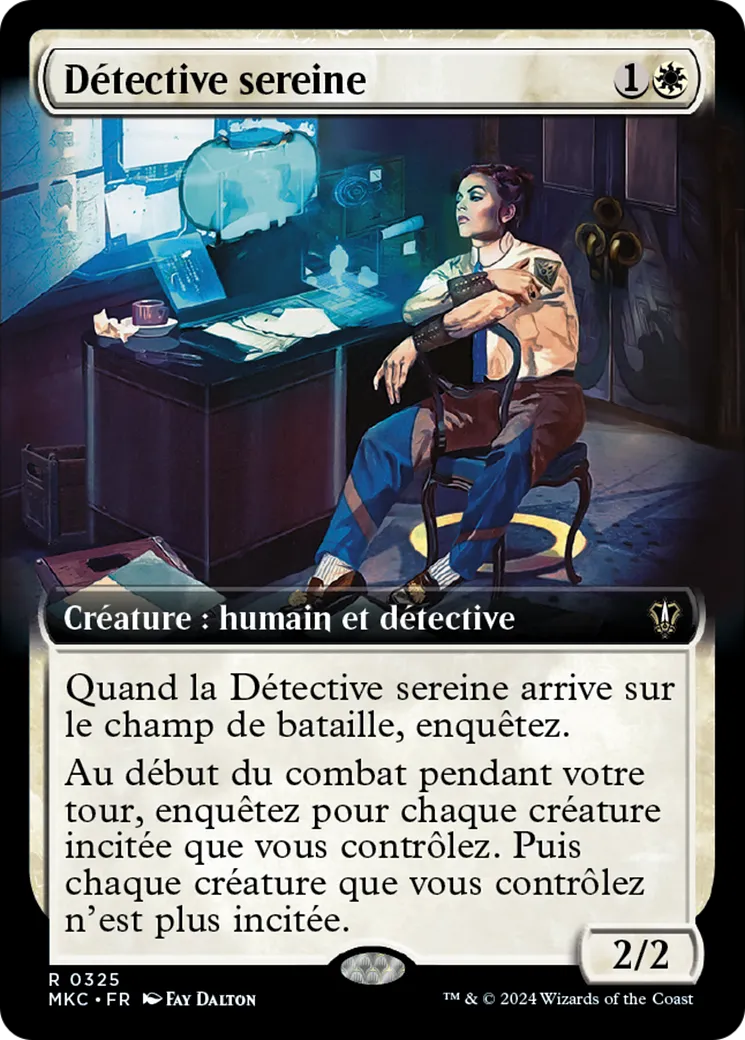 Détective sereine — Murders at Karlov Manor Commander — Magic: The Gathering
