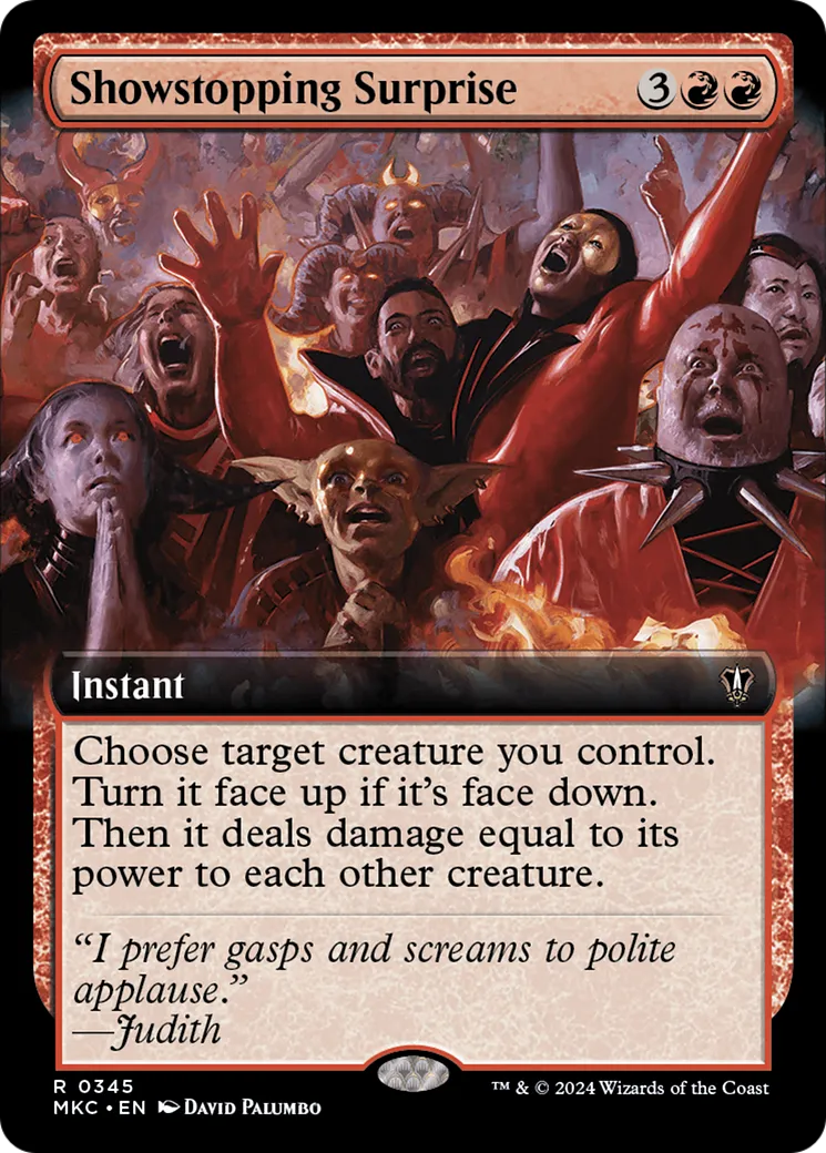 Showstopping Surprise — Murders at Karlov Manor Commander — Magic: The Gathering