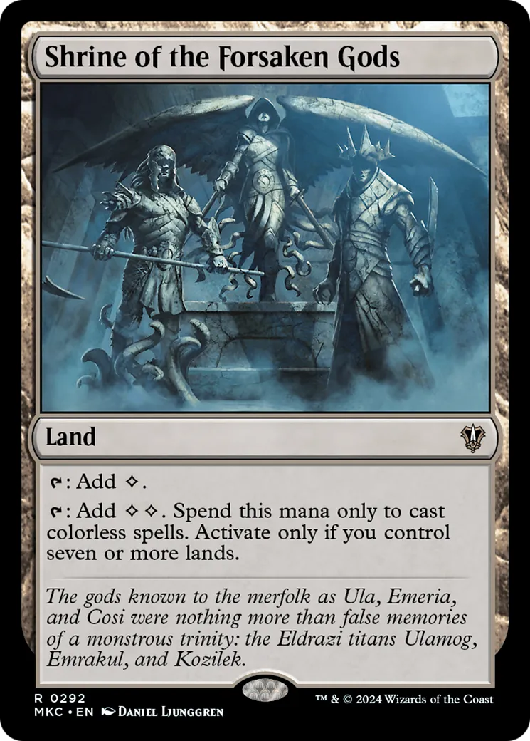 Shrine of the Forsaken Gods — Murders at Karlov Manor Commander — Magic: The Gathering