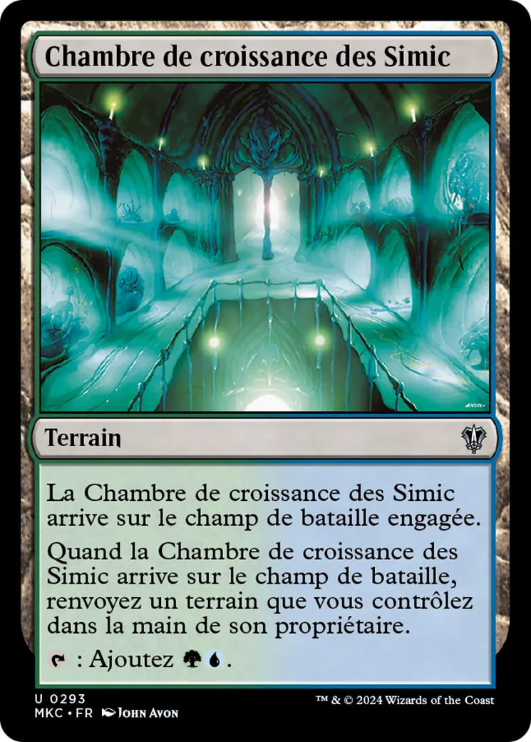 Chambre de croissance des Simic — Murders at Karlov Manor Commander — Magic: The Gathering