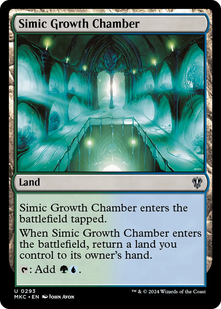 Simic Growth Chamber — Murders at Karlov Manor Commander — Magic: The Gathering