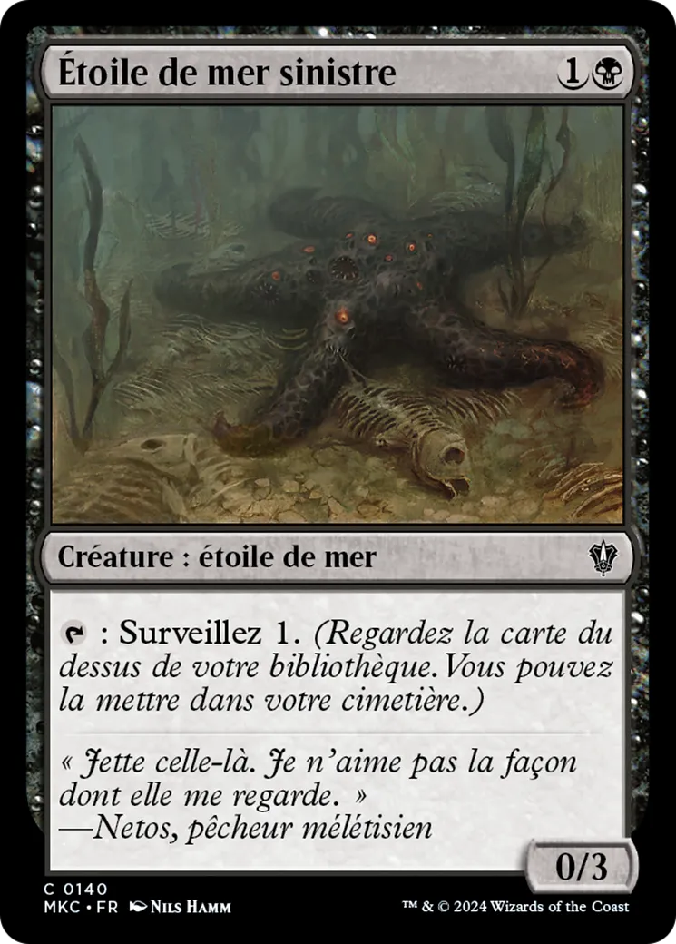 Étoile de mer sinistre — Murders at Karlov Manor Commander — Magic: The Gathering