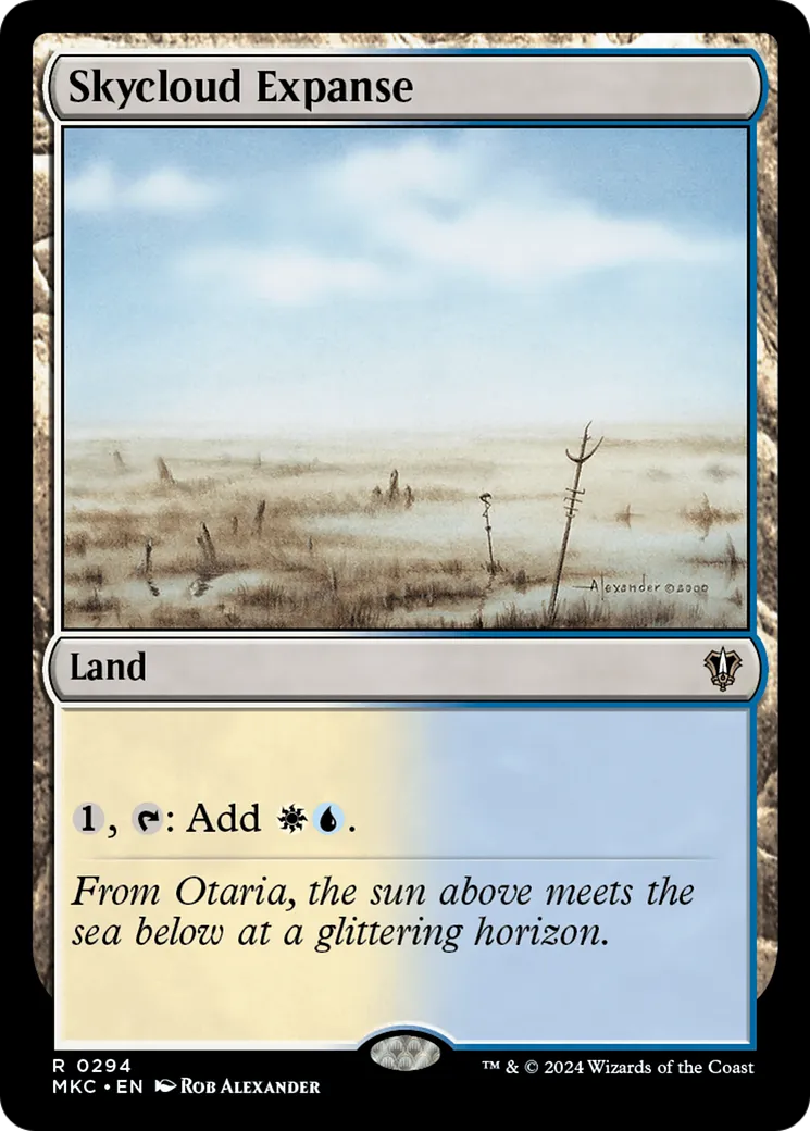 Skycloud Expanse — Murders at Karlov Manor Commander — Magic: The Gathering