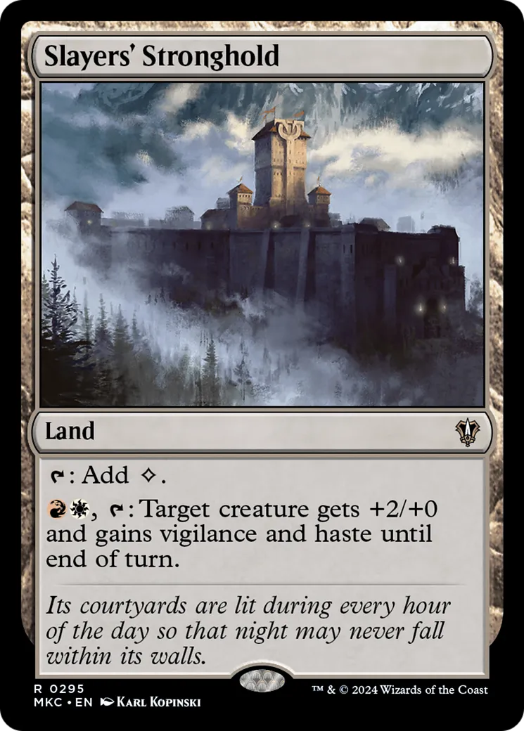 Slayers' Stronghold — Murders at Karlov Manor Commander — Magic: The Gathering