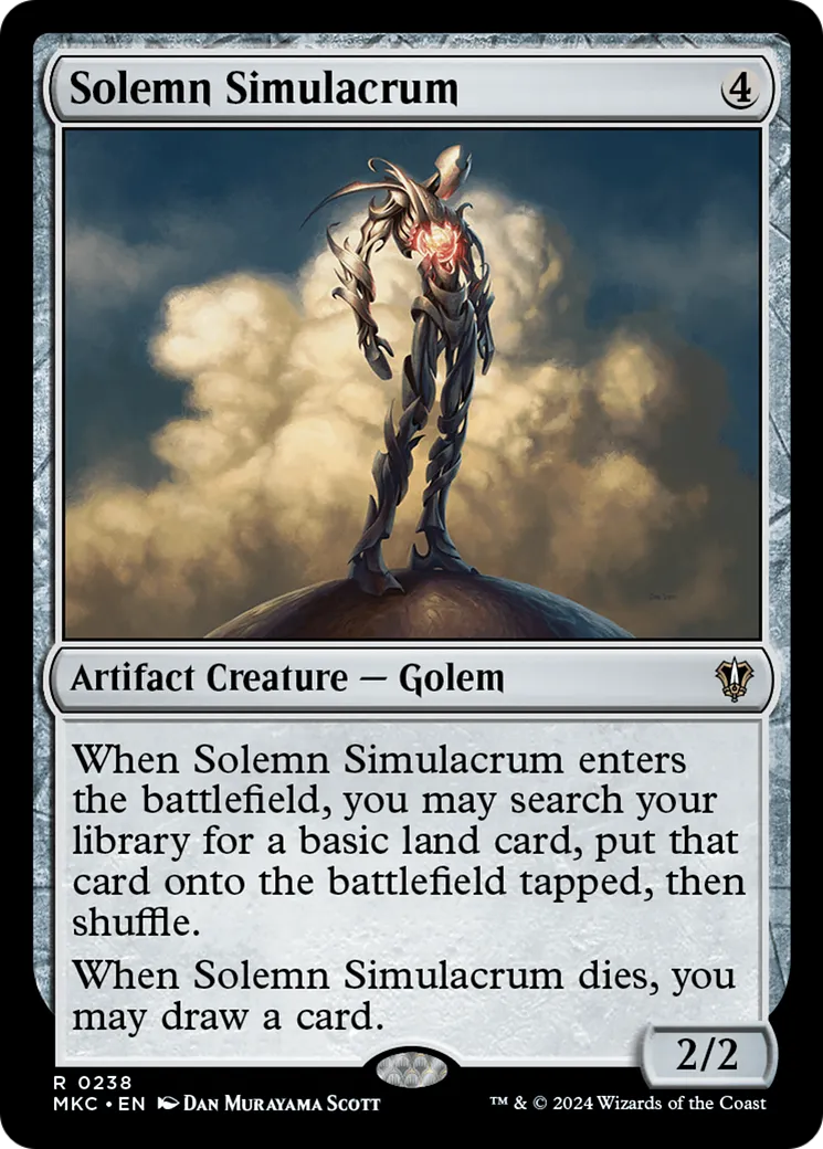 Simulacre solennel — Murders at Karlov Manor Commander — Magic: The Gathering