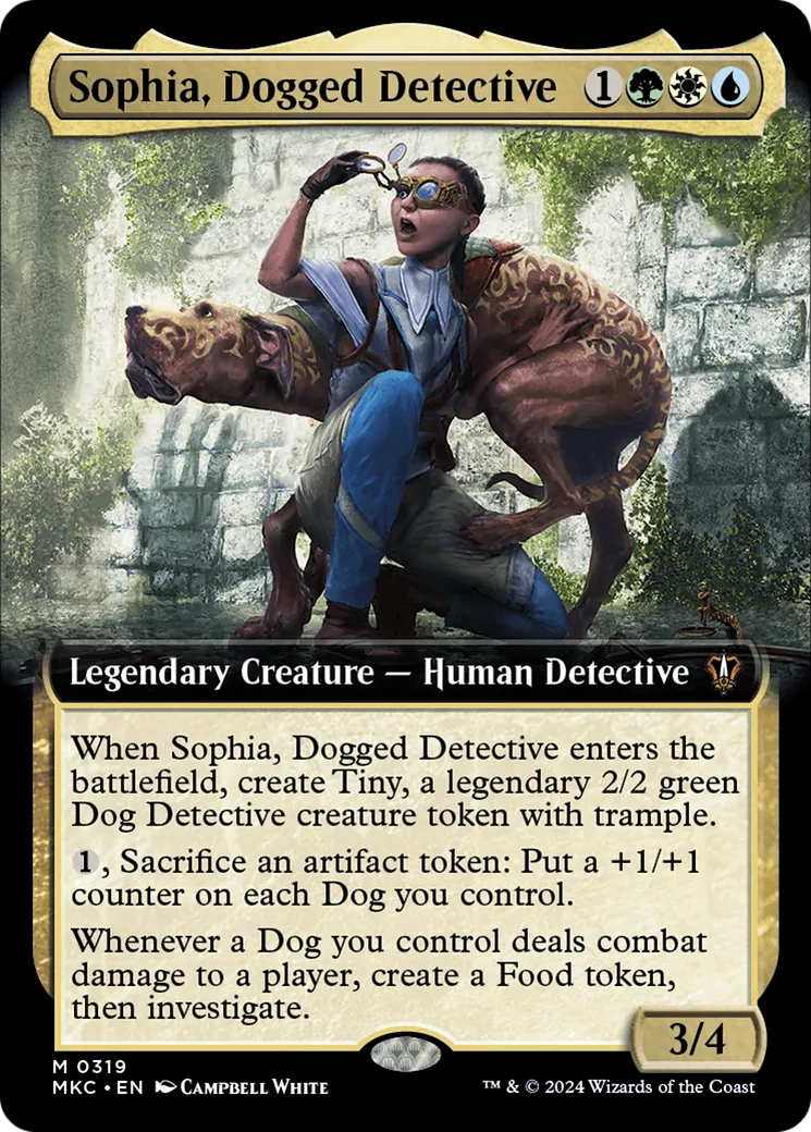 Sophia, Dogged Detective — Murders at Karlov Manor Commander — Magic: The Gathering