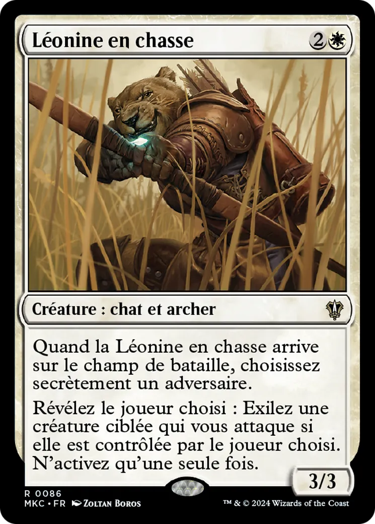 Léonine en chasse — Murders at Karlov Manor Commander — Magic: The Gathering