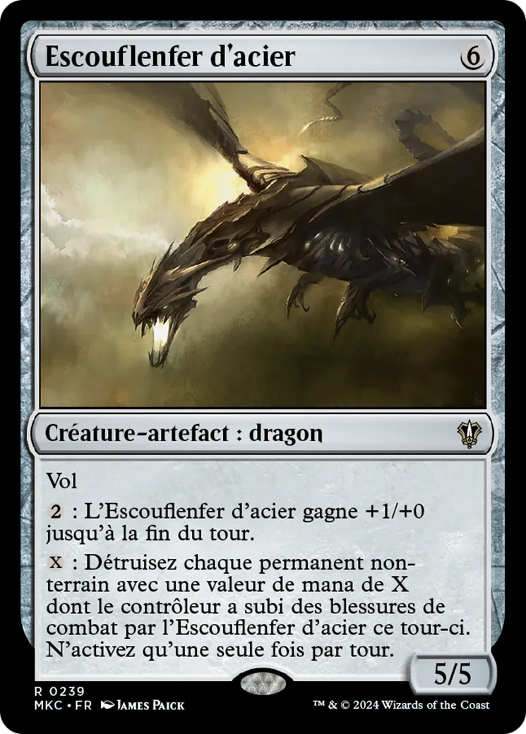 Escouflenfer d'acier — Murders at Karlov Manor Commander — Magic: The Gathering