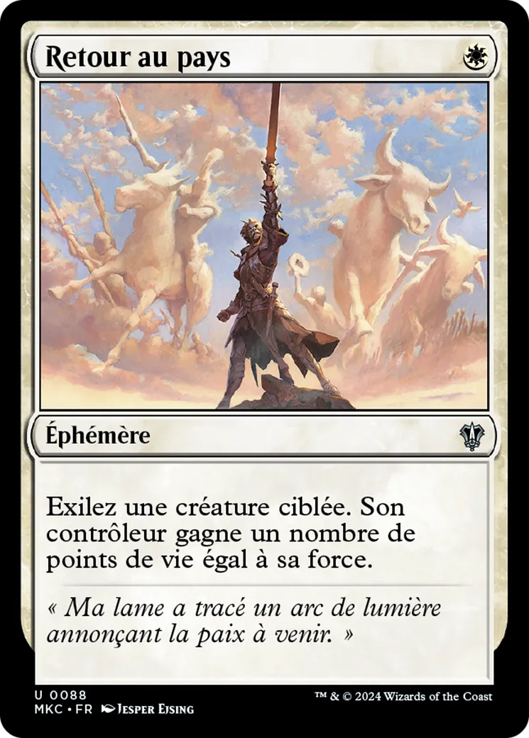 Retour au pays — Murders at Karlov Manor Commander — Magic: The Gathering