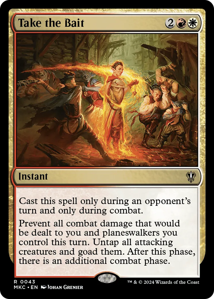 Take the Bait — Murders at Karlov Manor Commander — Magic: The Gathering