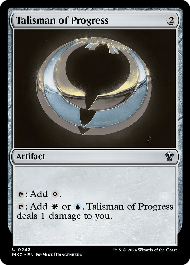 Talisman of Progress — Murders at Karlov Manor Commander — Magic: The Gathering