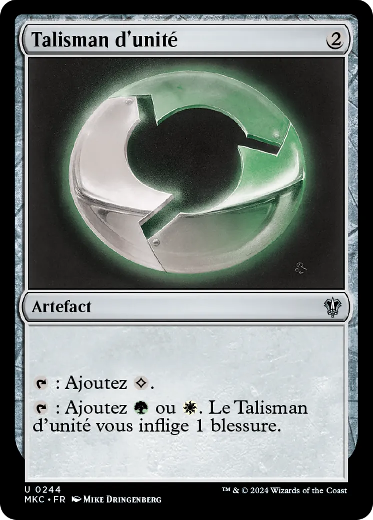 Talisman d'unité — Murders at Karlov Manor Commander — Magic: The Gathering