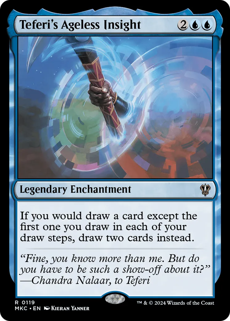 Teferi's Ageless Insight — Murders at Karlov Manor Commander — Magic: The Gathering