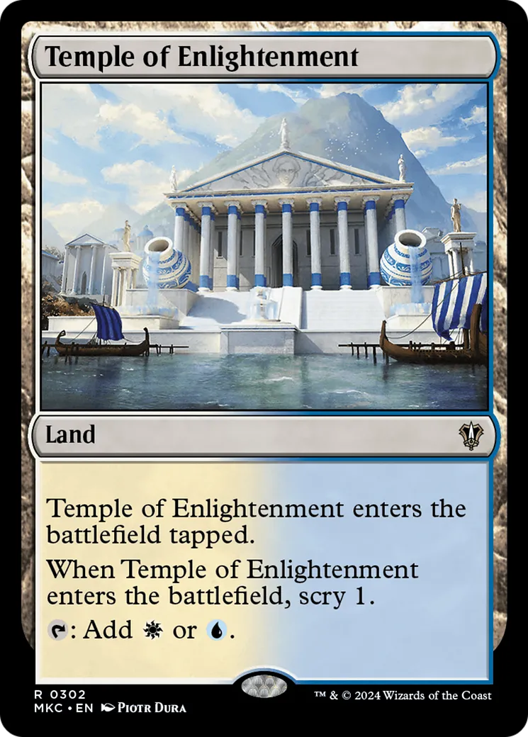Temple of Enlightenment — Murders at Karlov Manor Commander — Magic: The Gathering