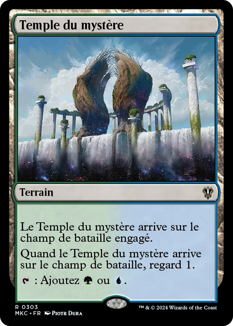 Temple du mystère — Murders at Karlov Manor Commander — Magic: The Gathering