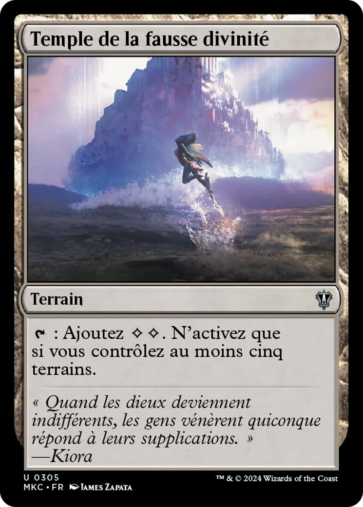 Temple de la fausse divinité — Murders at Karlov Manor Commander — Magic: The Gathering