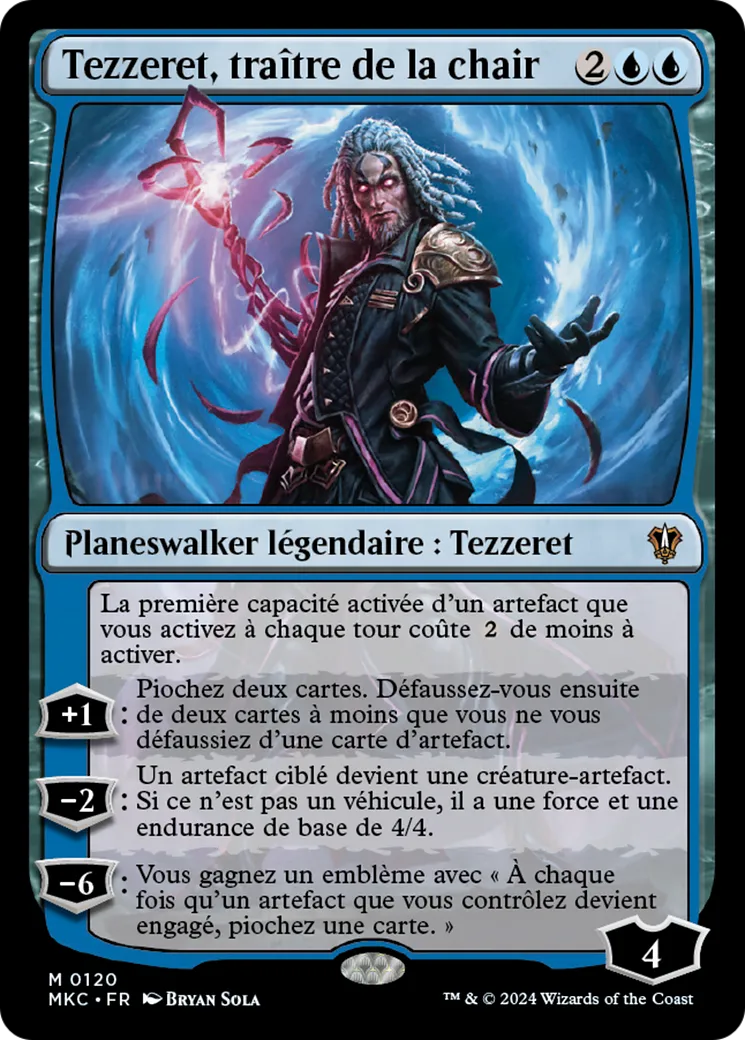 Tezzeret, traître de la chair — Murders at Karlov Manor Commander — Magic: The Gathering