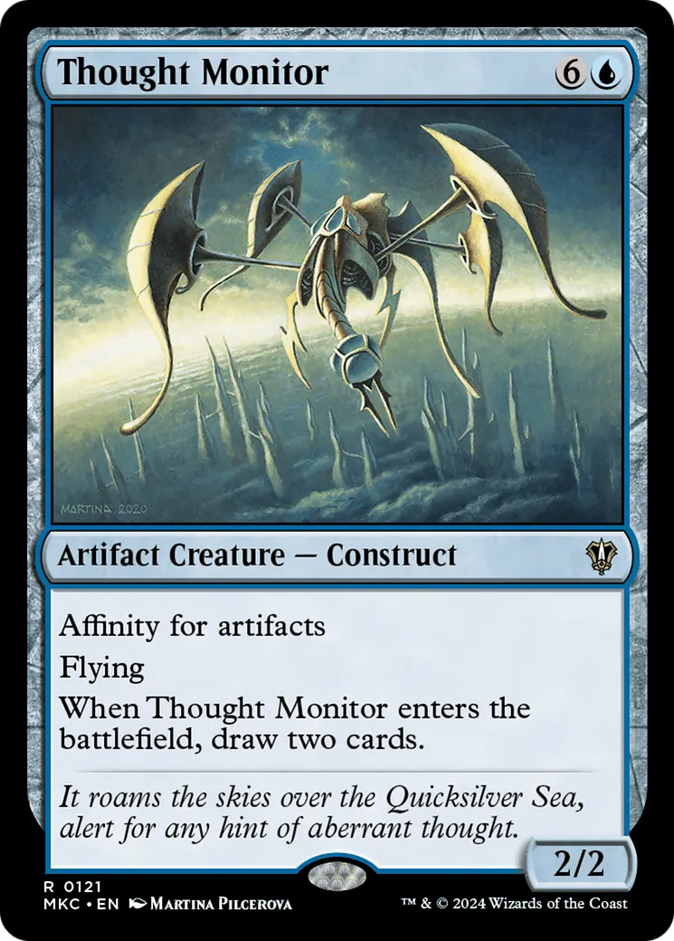 Thought Monitor — Murders at Karlov Manor Commander — Magic: The Gathering