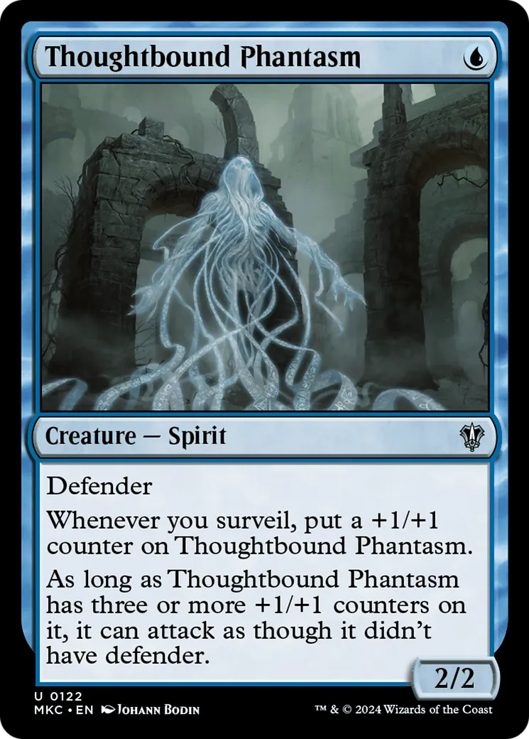 Thoughtbound Phantasm — Murders at Karlov Manor Commander — Magic: The Gathering