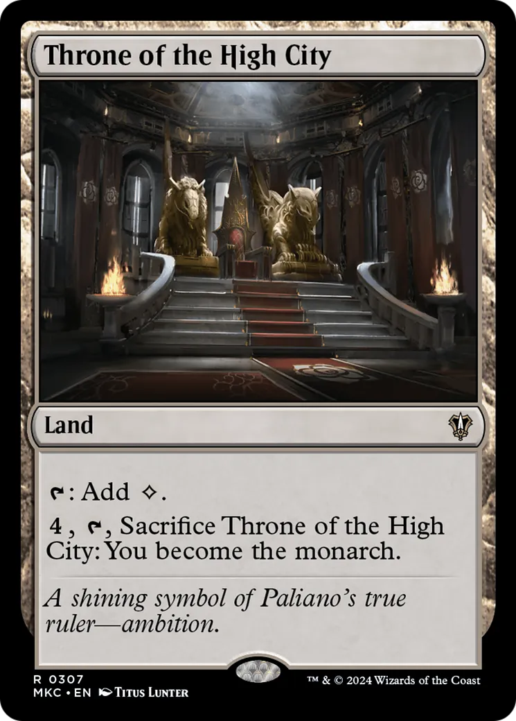 Throne of the High City — Murders at Karlov Manor Commander — Magic: The Gathering