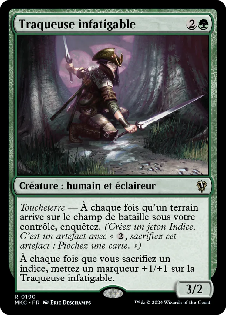 Traqueuse infatigable — Murders at Karlov Manor Commander — Magic: The Gathering