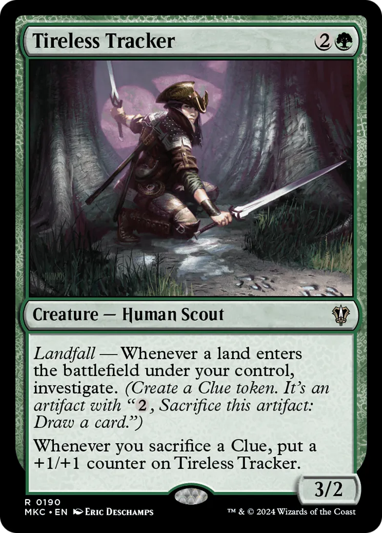Tireless Tracker — Murders at Karlov Manor Commander — Magic: The Gathering