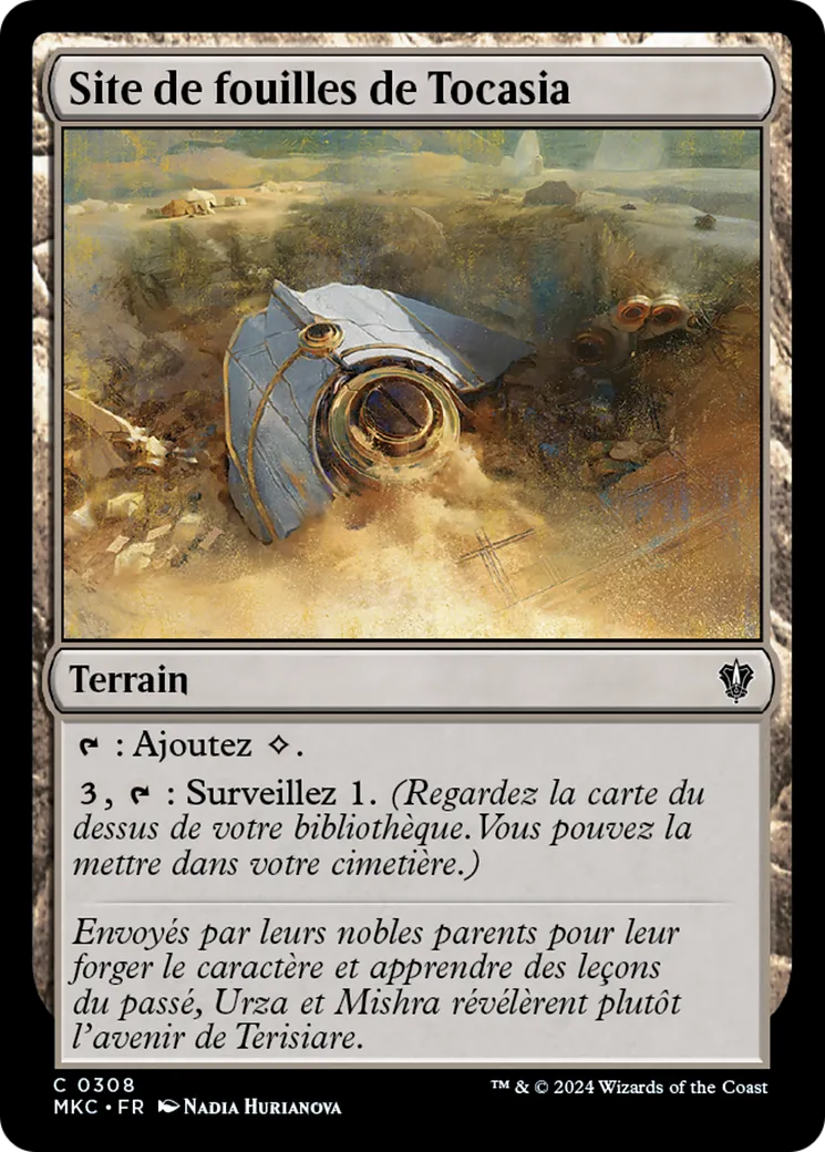 Site de fouilles de Tocasia — Murders at Karlov Manor Commander — Magic: The Gathering