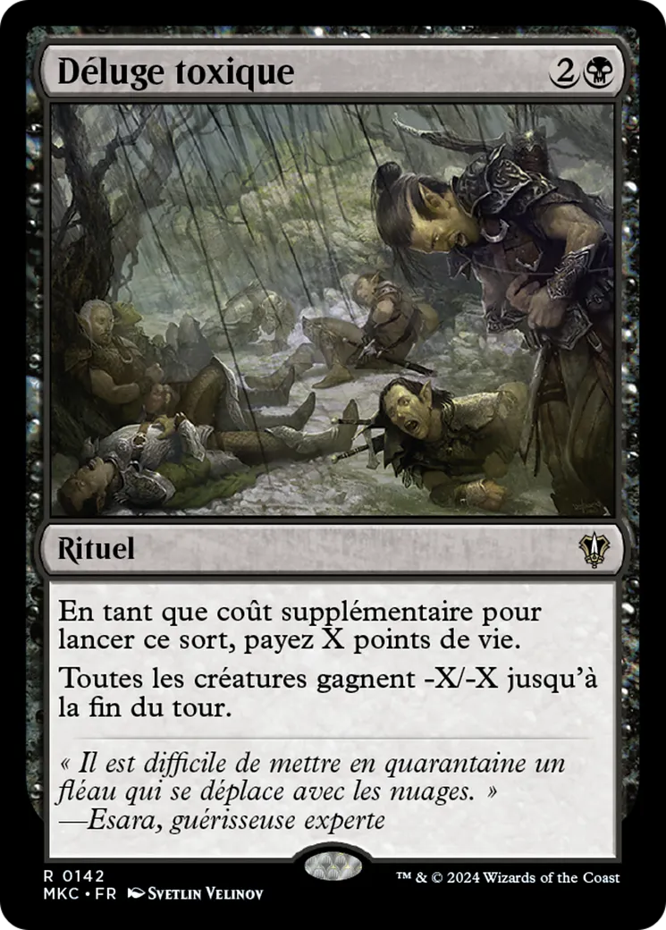 Déluge toxique — Murders at Karlov Manor Commander — Magic: The Gathering
