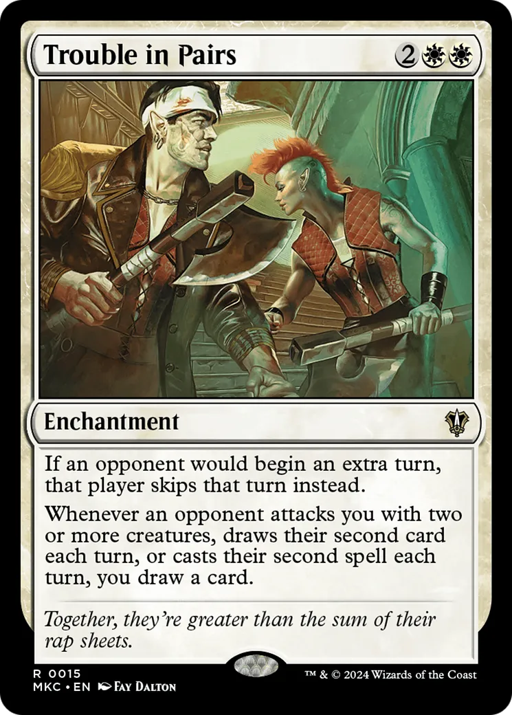 Trouble in Pairs — Murders at Karlov Manor Commander — Magic: The Gathering