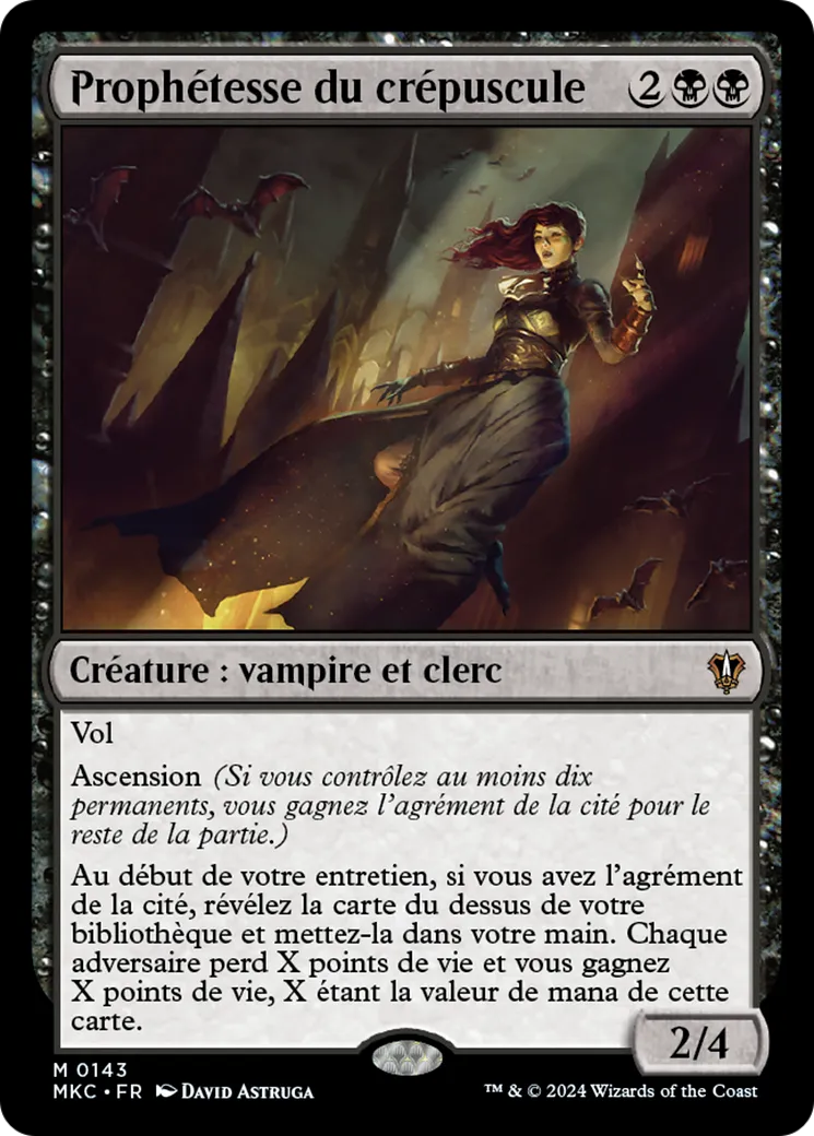 Prophétesse du crépuscule — Murders at Karlov Manor Commander — Magic: The Gathering