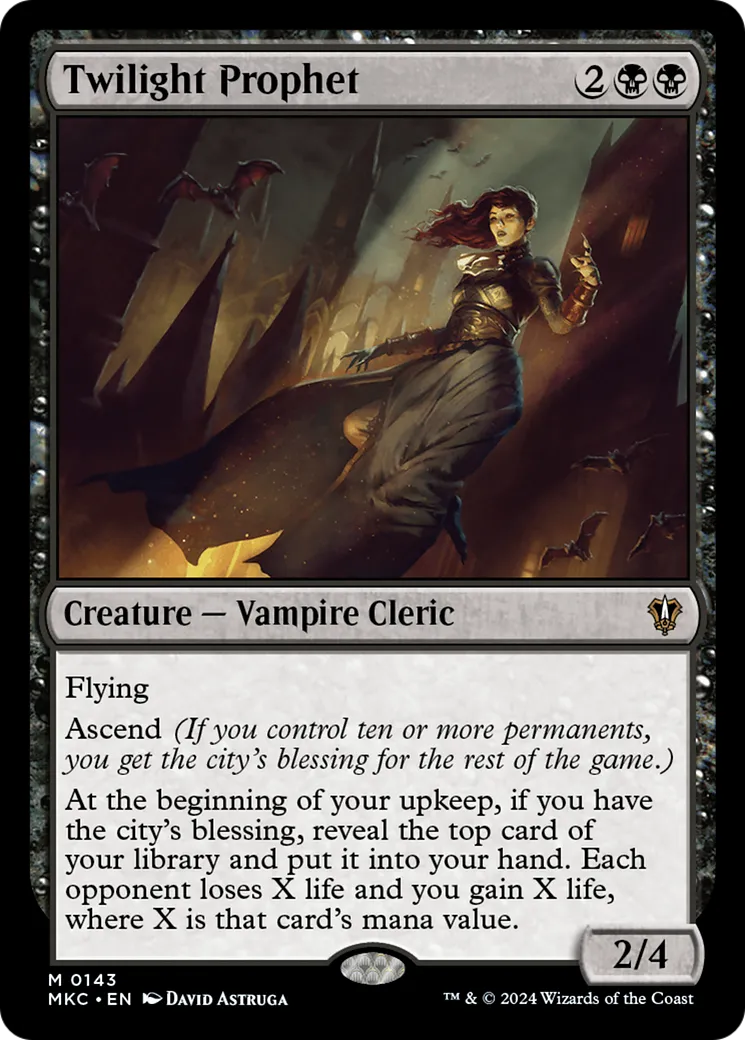 Twilight Prophet — Murders at Karlov Manor Commander — Magic: The Gathering