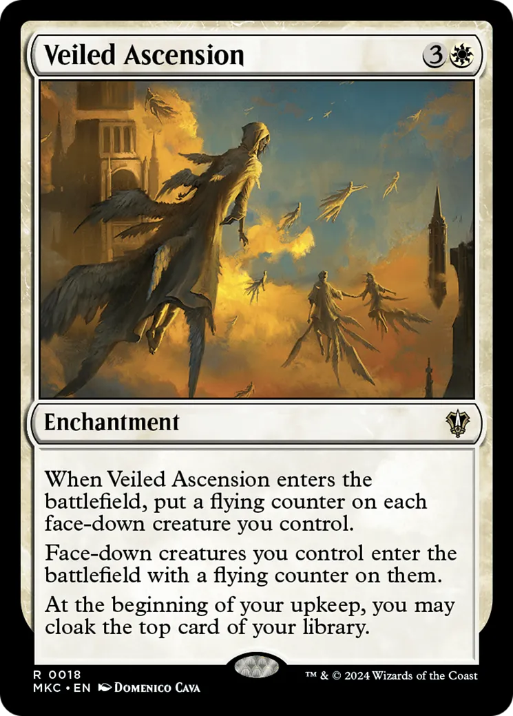 Veiled Ascension — Murders at Karlov Manor Commander — Magic: The Gathering