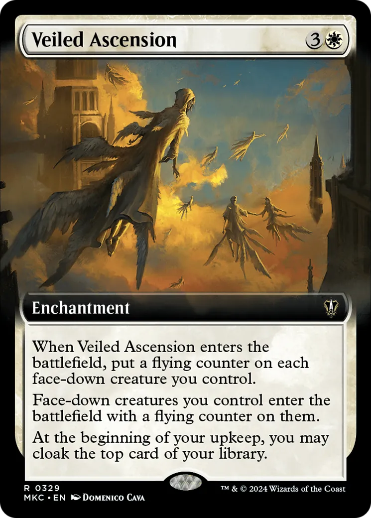 Veiled Ascension — Murders at Karlov Manor Commander — Magic: The Gathering