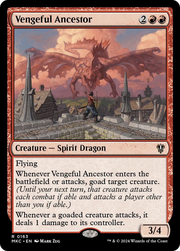 Vengeful Ancestor — Murders at Karlov Manor Commander — Magic: The Gathering