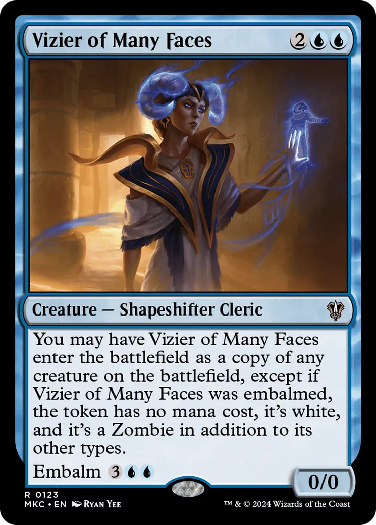 Vizir aux nombreux visages — Murders at Karlov Manor Commander — Magic: The Gathering