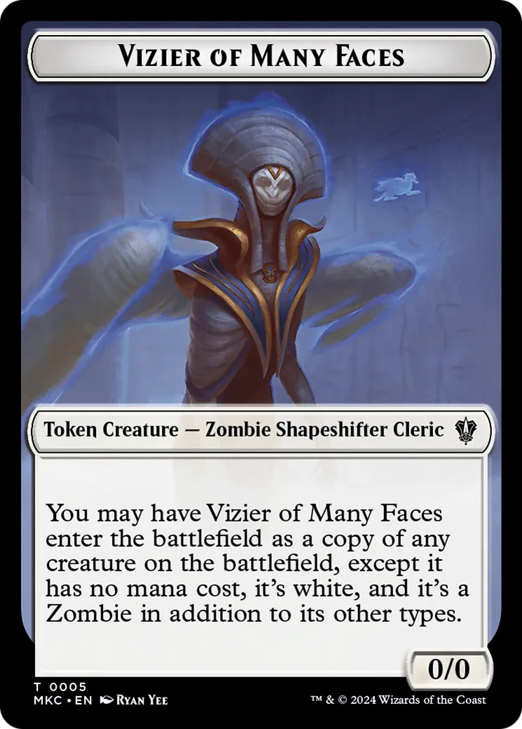 Vizier of Many Faces — Murders at Karlov Manor Commander — Magic: The Gathering