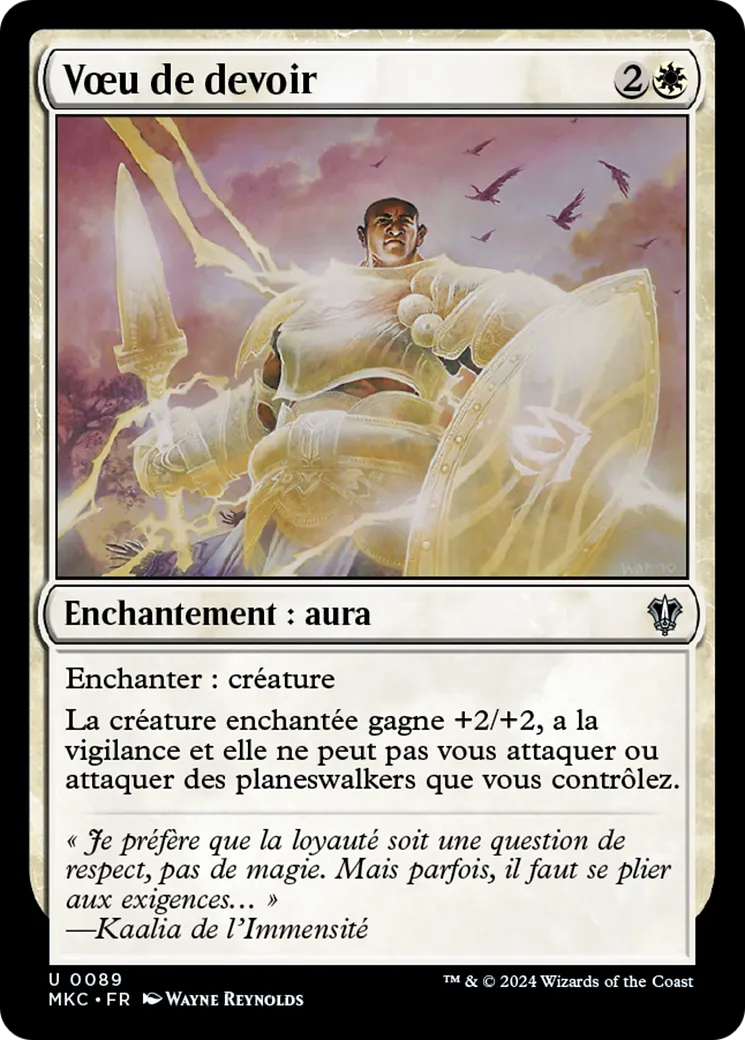 Vœu de devoir — Murders at Karlov Manor Commander — Magic: The Gathering