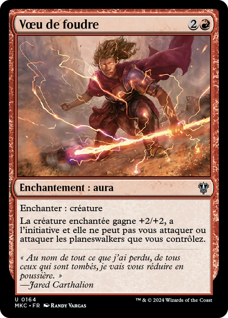 Vœu de foudre — Murders at Karlov Manor Commander — Magic: The Gathering