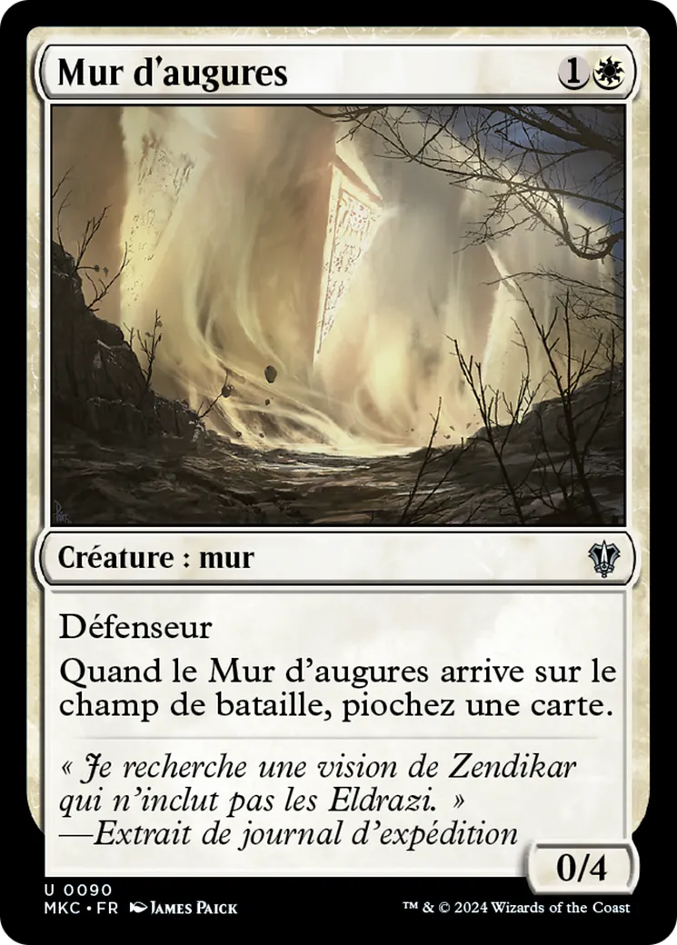 Mur d'augures — Murders at Karlov Manor Commander — Magic: The Gathering