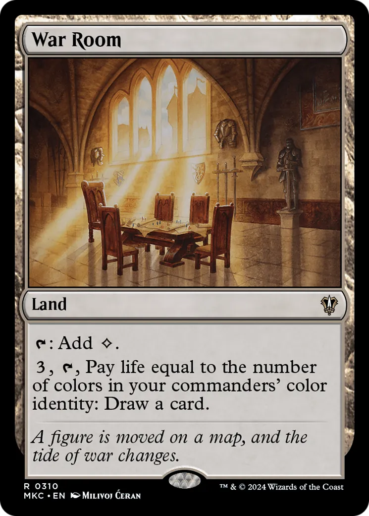 War Room — Murders at Karlov Manor Commander — Magic: The Gathering