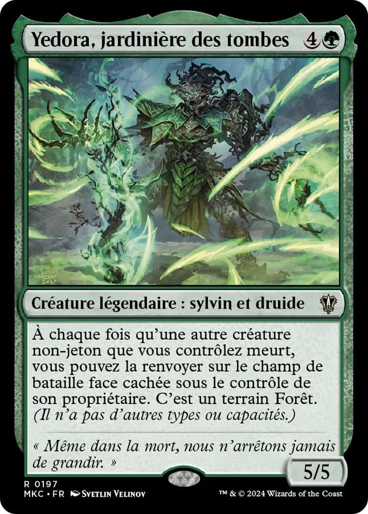 Yedora, jardinière des tombes — Murders at Karlov Manor Commander — Magic: The Gathering